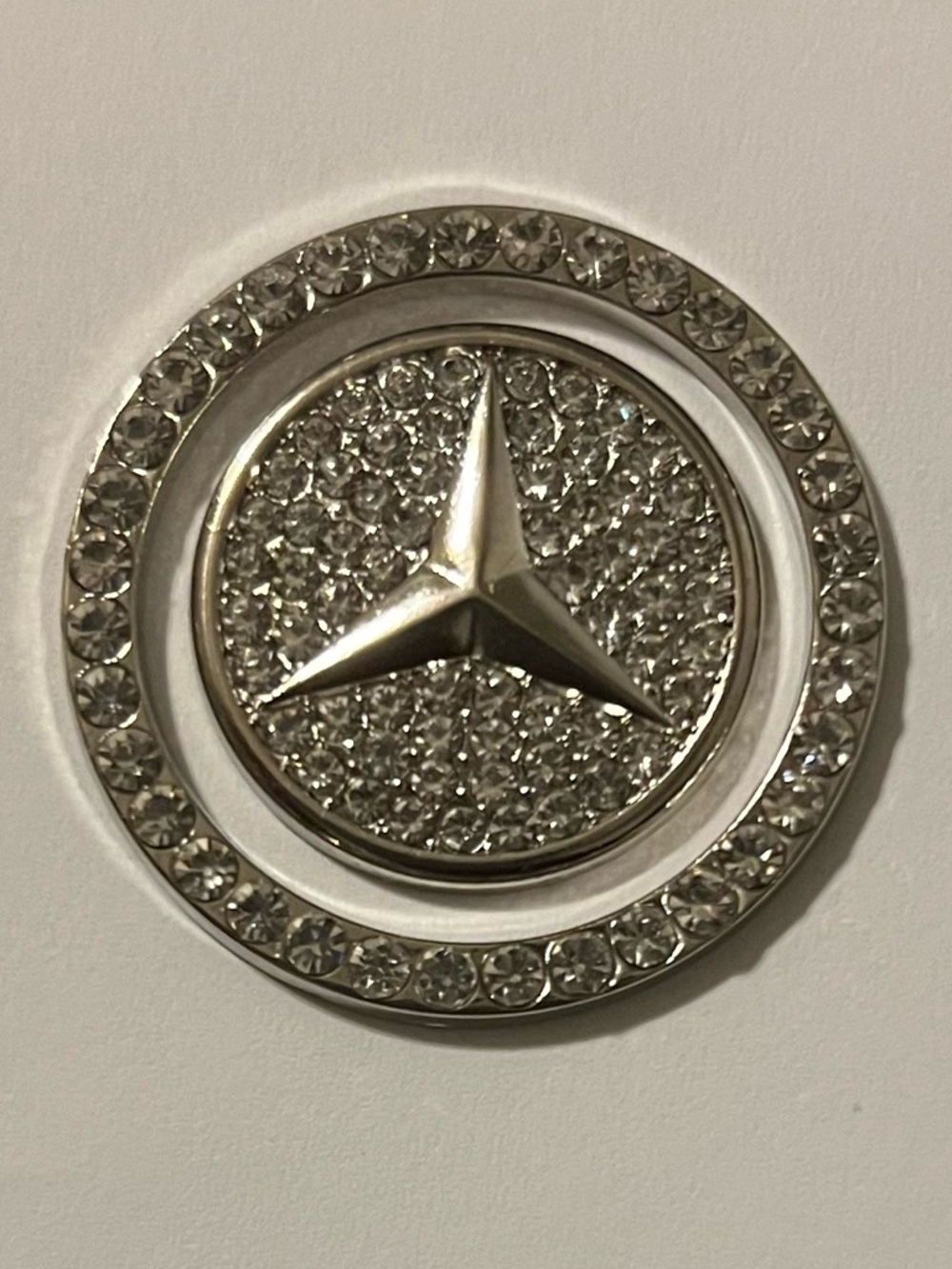 BENZ Bling Chrome Car Auto Start Stop Push Button Engine Ignition Ring Cover